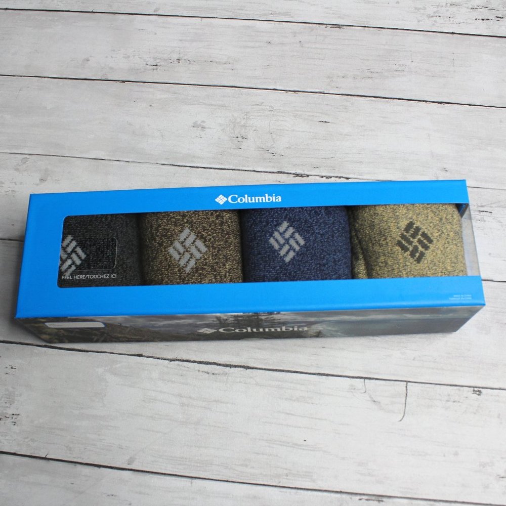 Columbia Men's Socks Shoe Size 6-12 Cushioned Moisture Control Outdoor